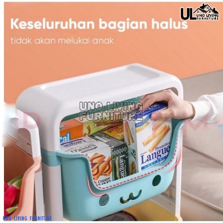 RAK MAINAN ANAK RAK RODA RAK DAPUR / RAK KAMAR MANDI / LAUNDRY RAK SERBAGUNA RAK SMRP TABITHA RAK SMART TABITHA