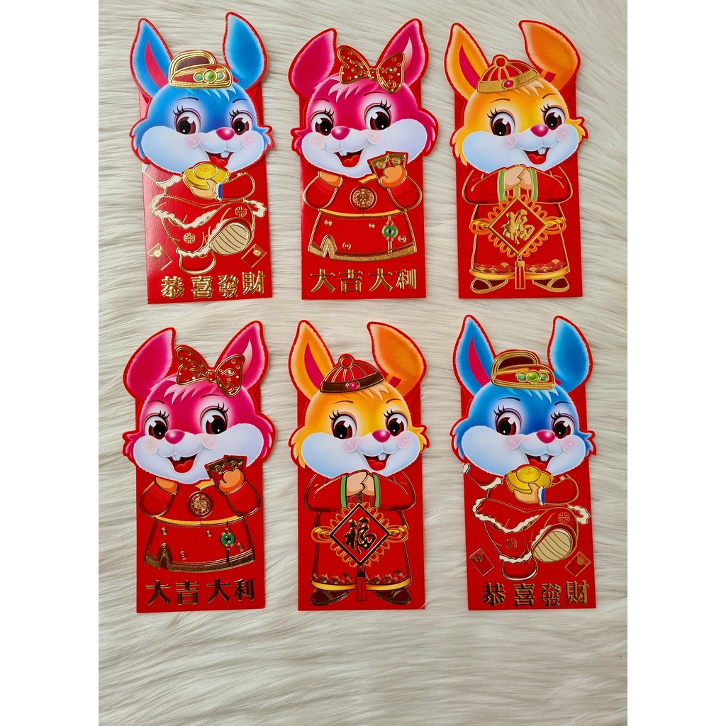 ANGPAO IMLEK PREMIUM PANJANG DAN DOMPET SHIO KELINCI 2023 HONGBAO IMLEK