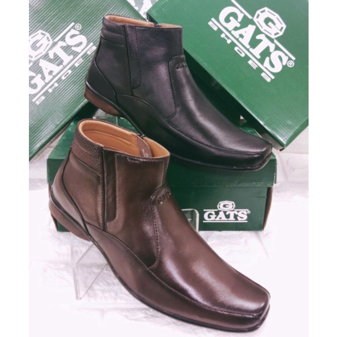 Sepatu kulit BOOTS pria GATS ZU 051 original