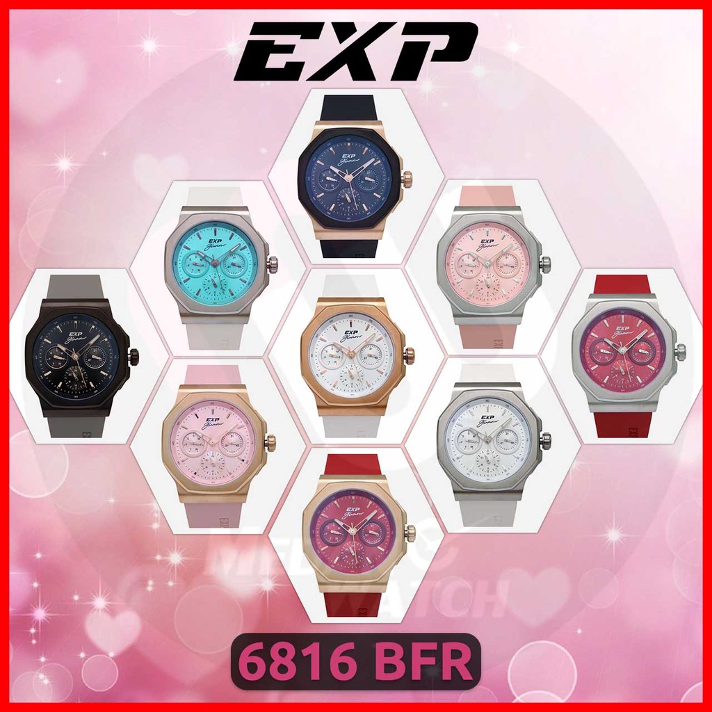 Jam Tangan Wanita Analog Expedition EXP 6816BF E6816 E 6816 BF 6816 BF Glamour Original Garansi Resm