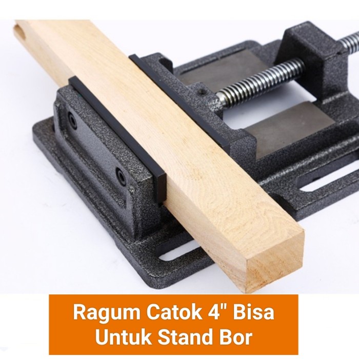 Ragum 4" / Ragum 4 Inch / Ragum Mesin Bor Duduk / Ragum Stand Bor