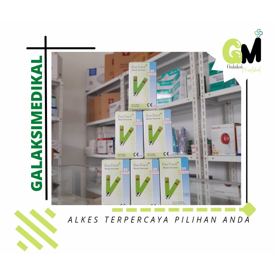 Easy Touch Strip Glucose/Strip Tes Gula Darah/ Strip pengukur Gula darah
