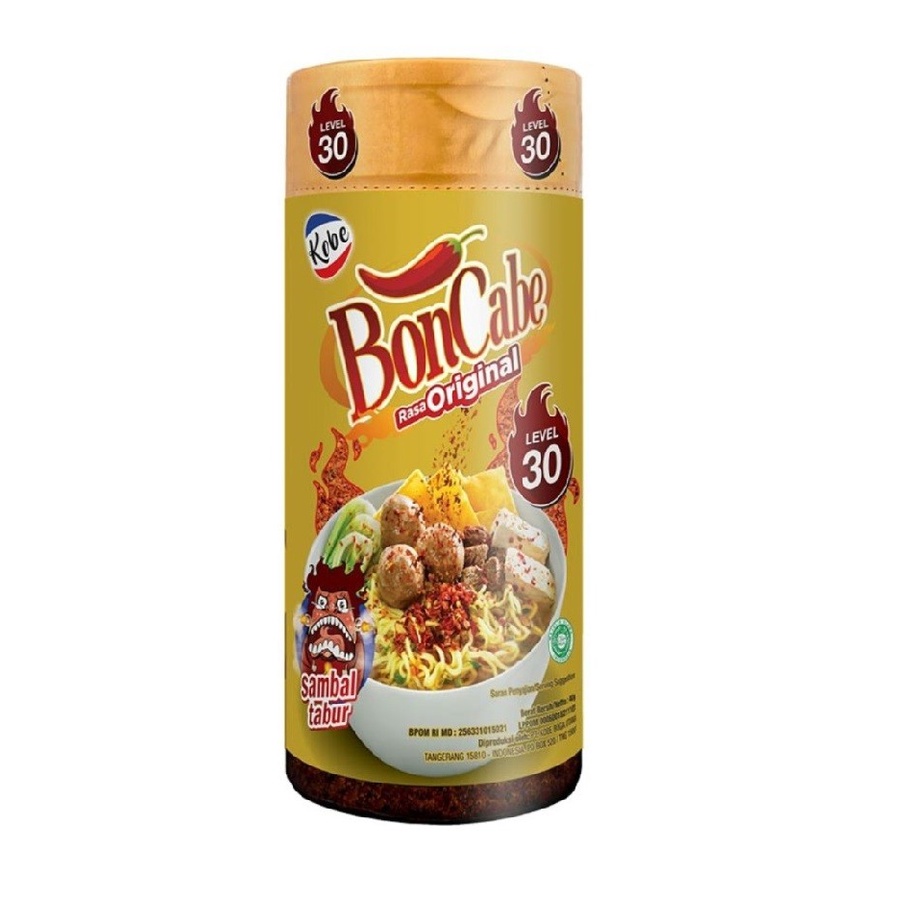 

cabe tabur chili flakes bon cabe level 30 ori 50