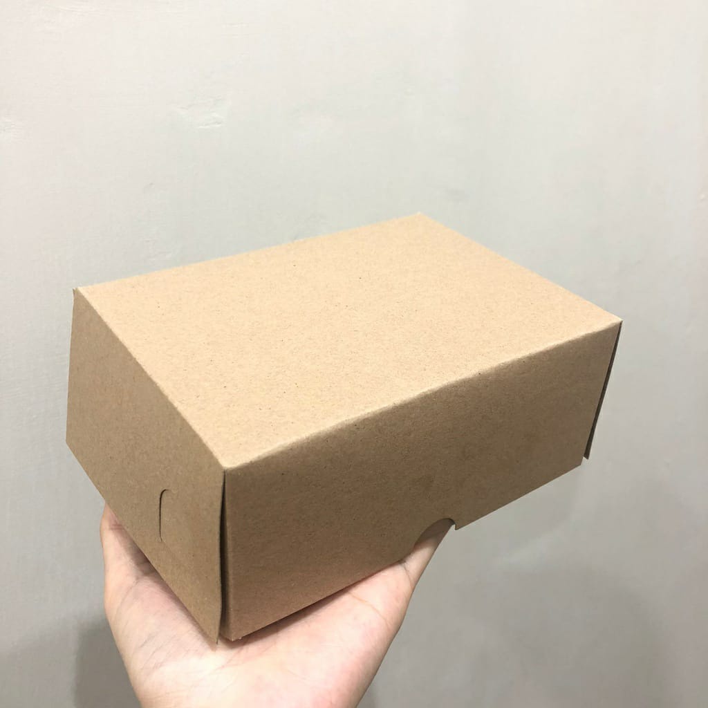 

Dus Kue Kraft Coklat 16 x 12 x 7 cm atau R5K/ Dus Roti Kertas Coklat / Dos Snack Ultah / Dos Hajatan / Snack Box/ Kotak Makanan