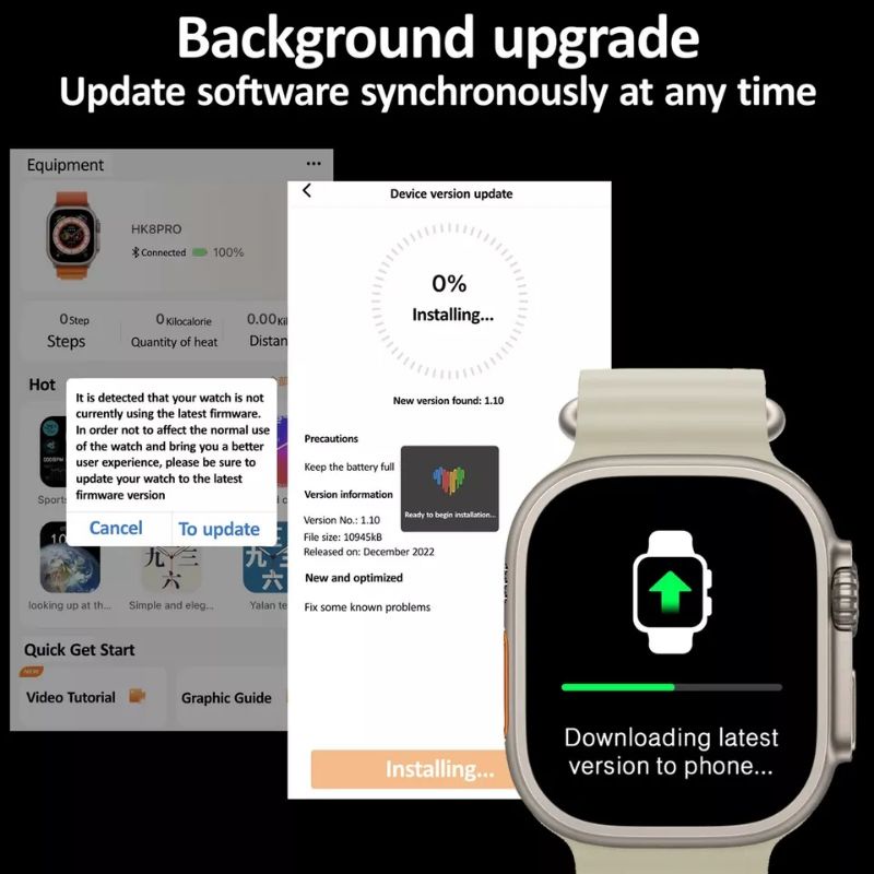 HK8 PRO ULTRA HK8PRO SMARTWATCH SUPER COPY ORIGINAL