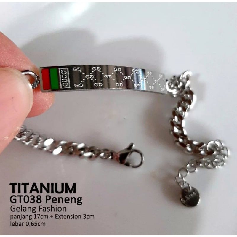 Gelang Tangan Wanita Branded Gelang Tangan Titanium Anti Karat