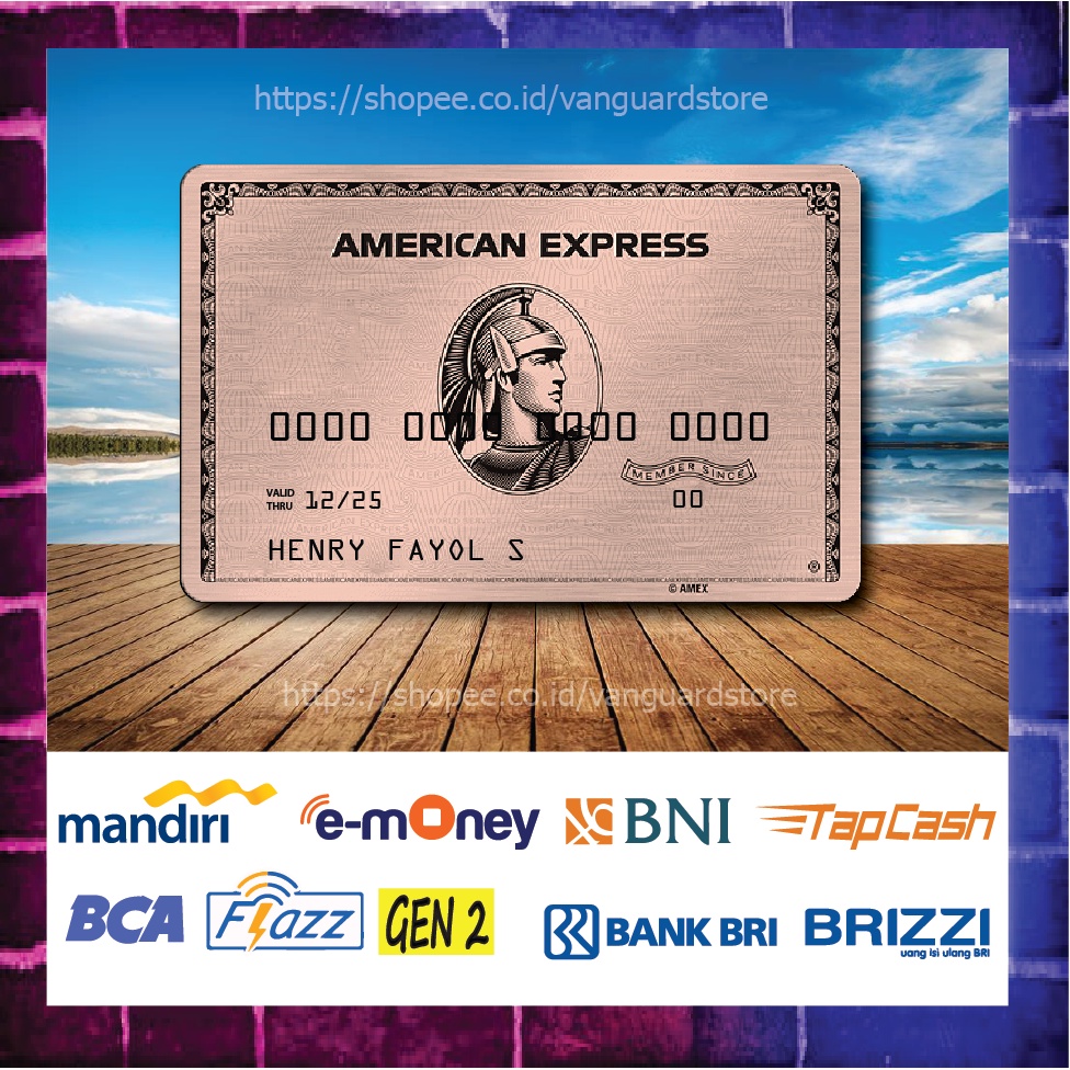 KARTU E MONEY E TOLL KARTU AMERICA EXPRESS 5 DEBIT CREDIT EMONEY MANDIRI FLAZZ BCA BNI TAPCASH BRIZZI BRI - 1 SISI