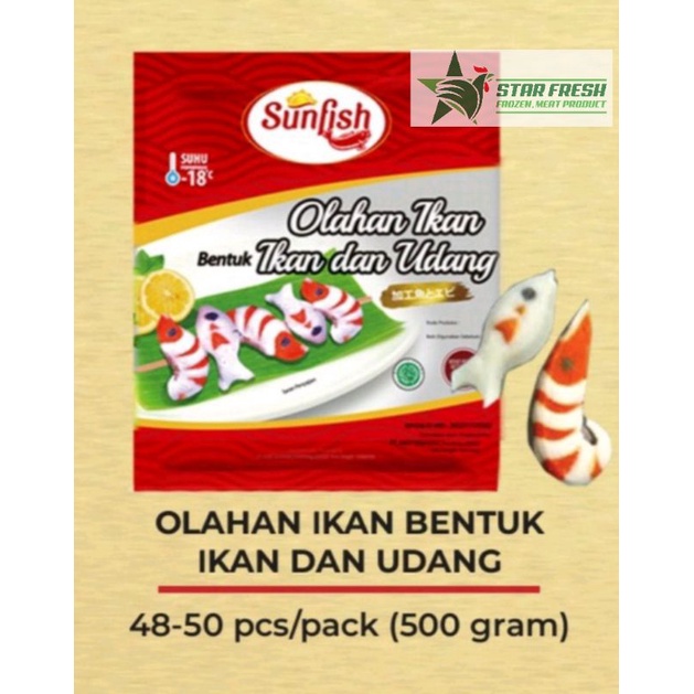 

SUNFISH OLAHAN BENTUK UDANG DAN IKAN 500GR