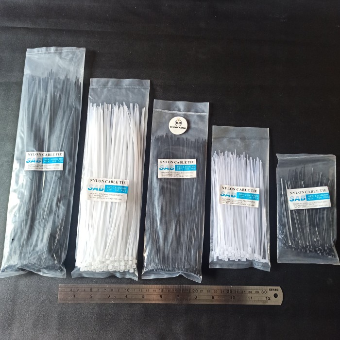 

Dasi Kabel / Pengikat Kabel / Kabel Tie / Cable Tie 10cm / 100mm