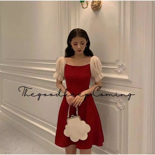 BIG SIZE M-XXXXL Dress Karen Dres Sabrina Irise Wanita korea A Line Bodycon Maxi Casual Natal pesta