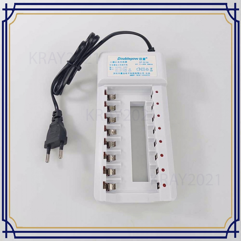 Charger Baterai 8 slot for AA AAA Ni-MH Ni-CD - BT705