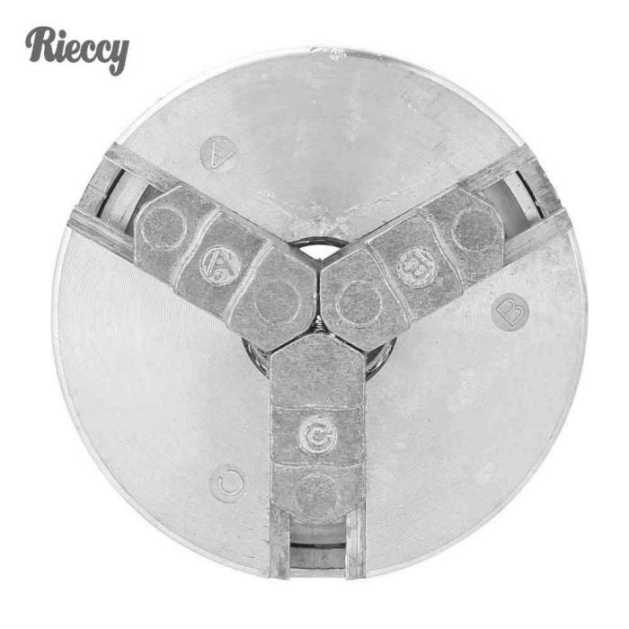 Fol Rx797 Z011 Collet Chuck 3 Jaw Bahan Zinc Alloy Untuk Mesin Bubut Kayu