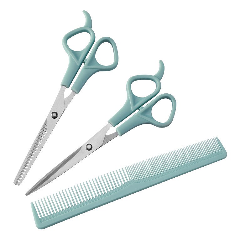 Gunting Cukur Sisir Rambut Set 3 / Set Import Stainless Tajam