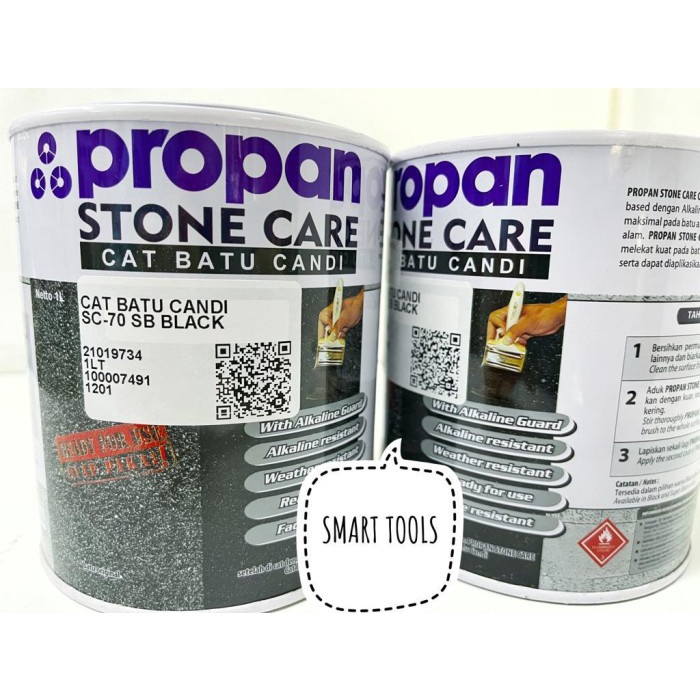 ~@~@~@~@] Propan Stone Care Cat Batu Candi / cat batu alam HITAM