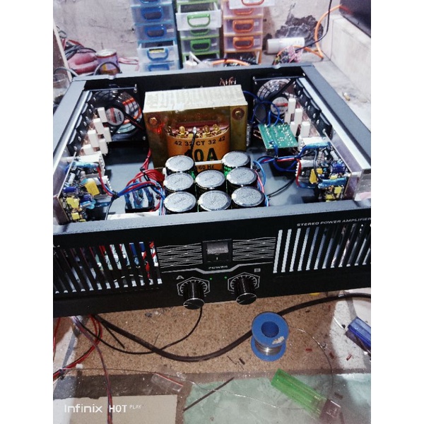 power amplifier rakitan 10 Amper besar CT 55