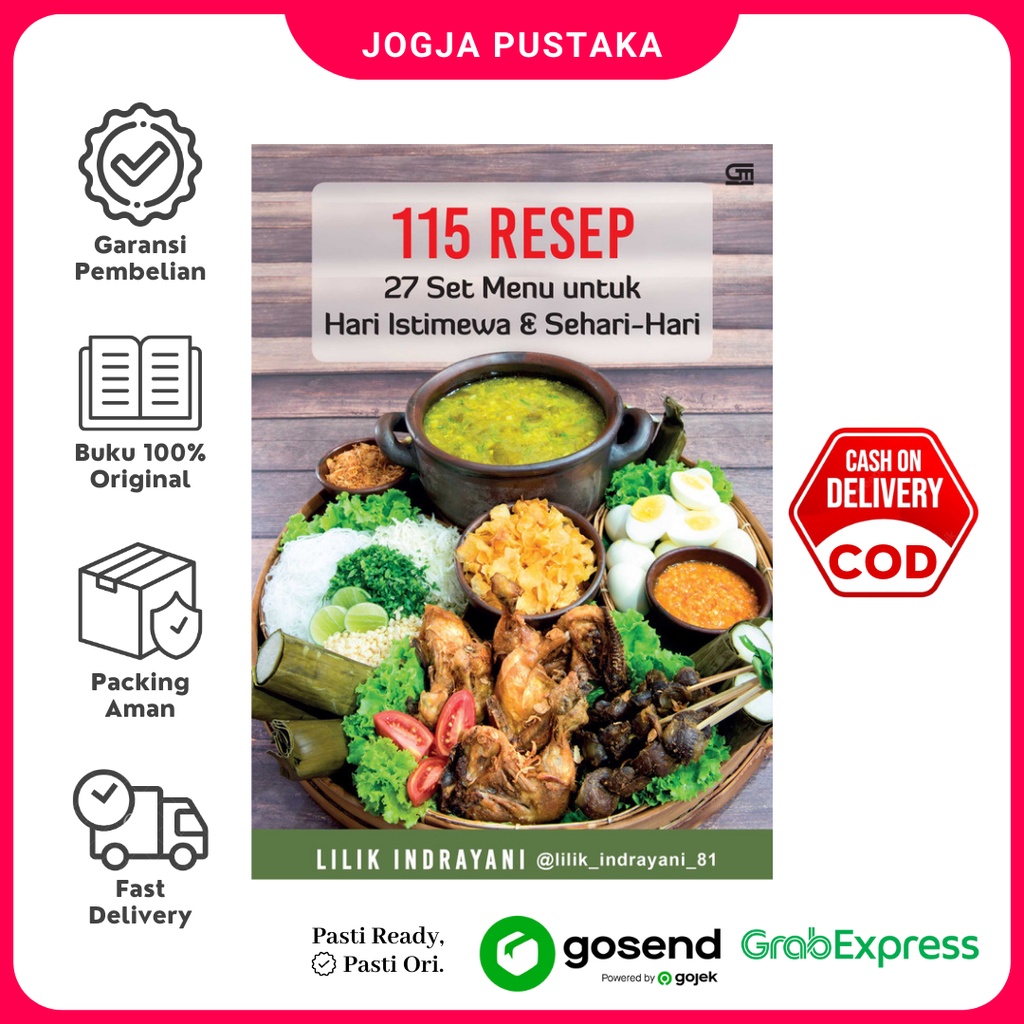 Buku 115 Resep 27 Set Menu untuk Hari Istimewa & Sehari-Hari