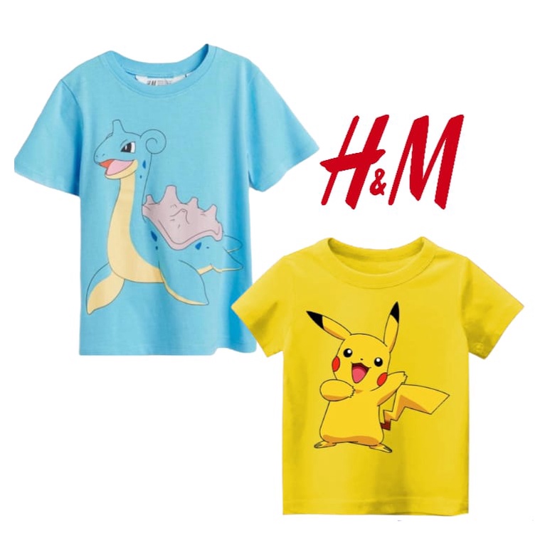 KAOS ANAK LAKI LAKI POKEMON HNM 5-8 TAHUN