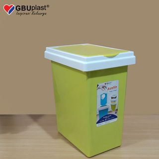 GBUPlast Tempat Sampah Plastik Dustbin Austin 9.5 Liter DB 001 / Tempat Sampah Warna Random