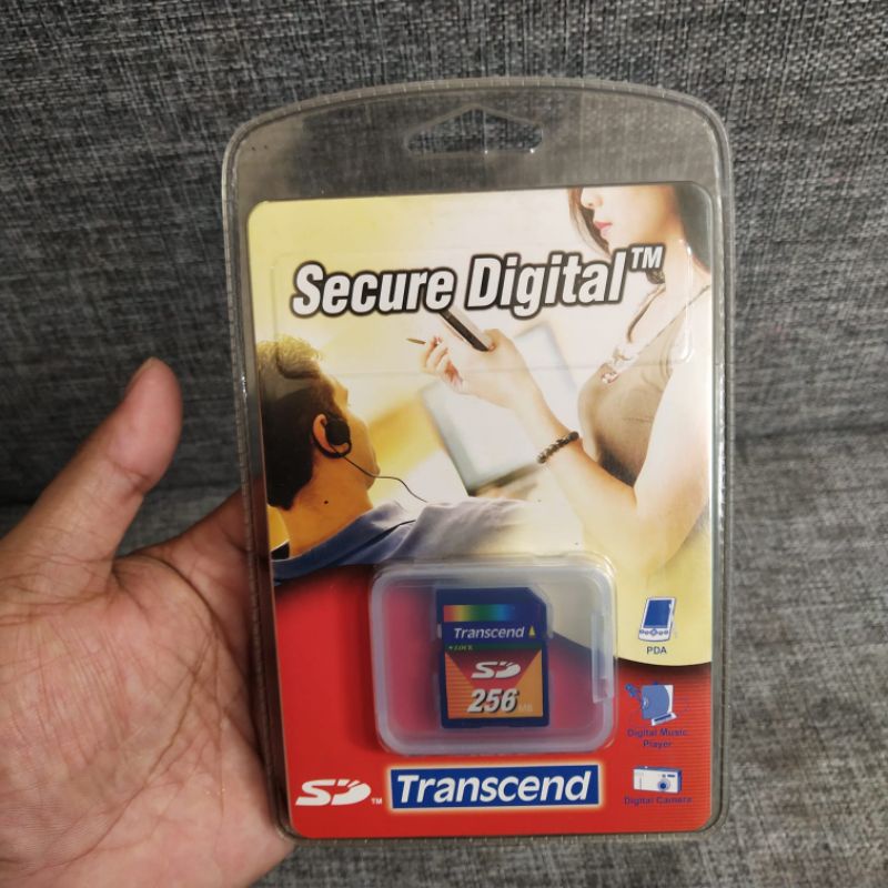 Memory Card SD 256MB Transcend Original Memori Kamera Digital