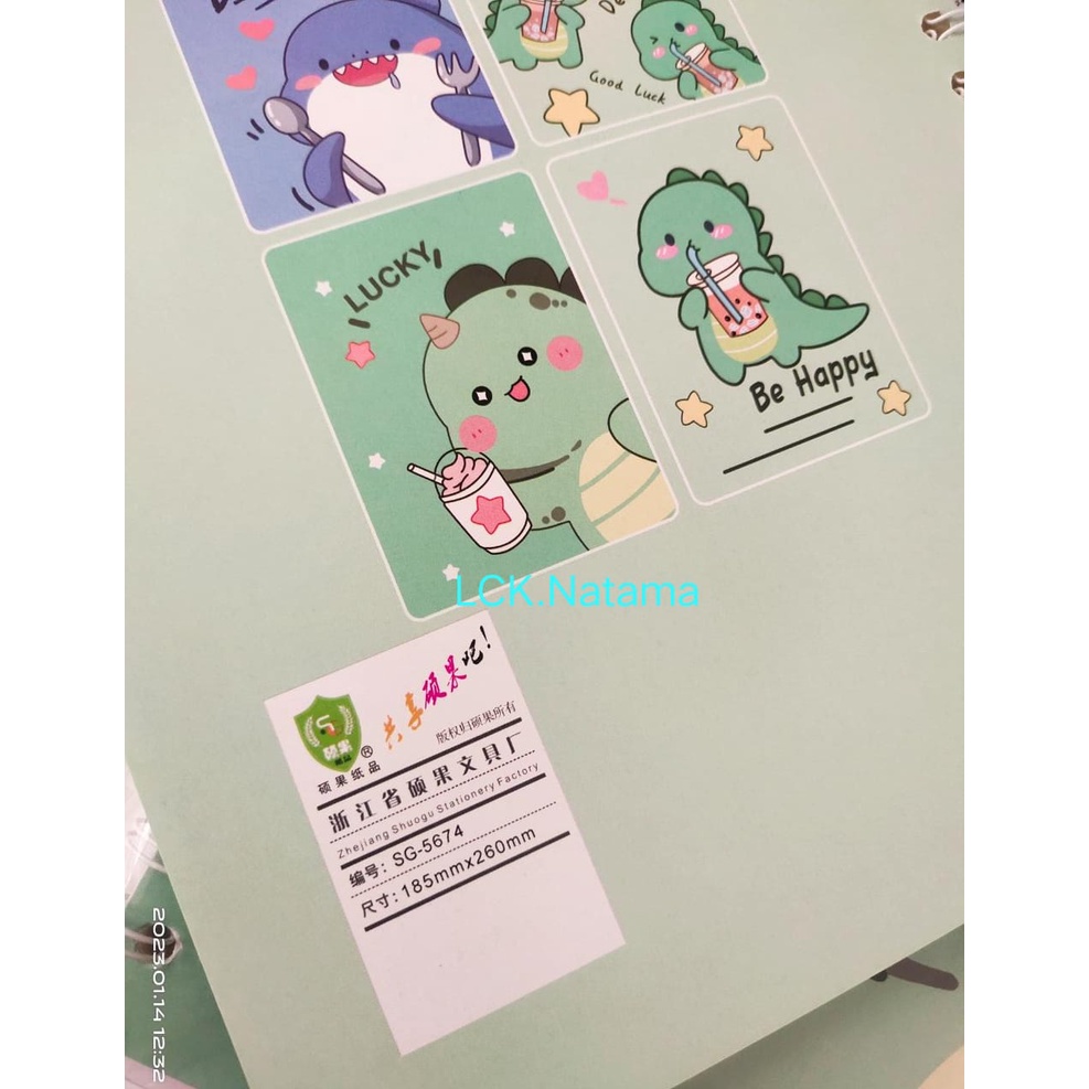 

B5 Ring Notebook Note Book Ring Spiral B5 Fancy lucu