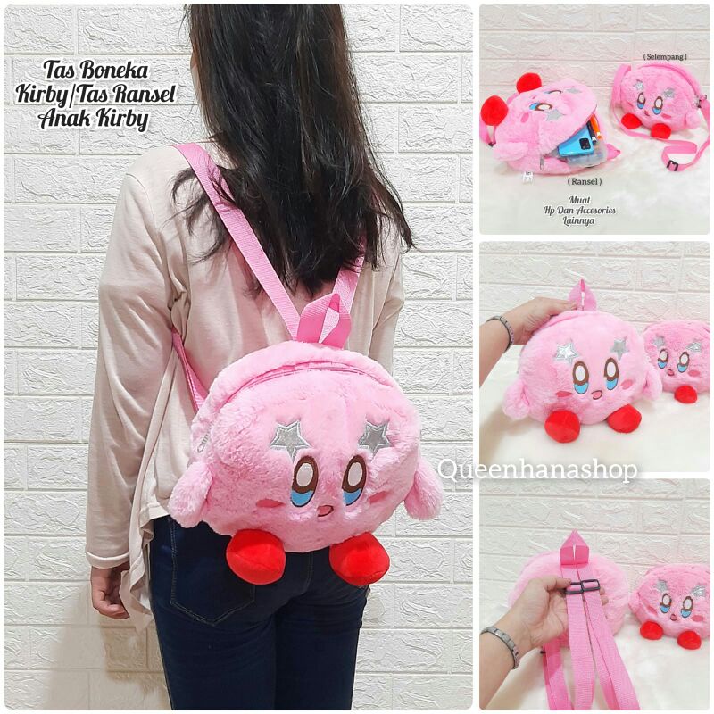 Tas Selempang Kirby Tas Boneka Anak Cewe Kirby Game