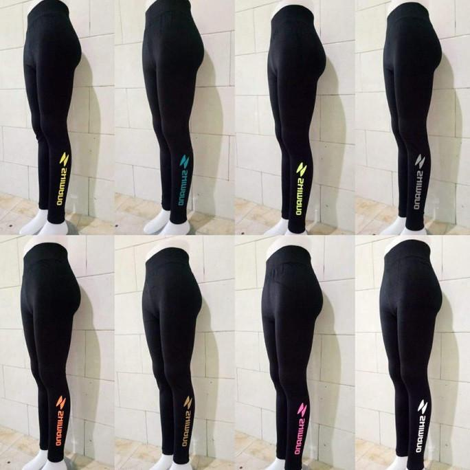 [NTF] Outfit Bigsize Celana Daleman Manset Sepeda Model Baselayer Panjang Leging Simano Hitam Jumbo 
