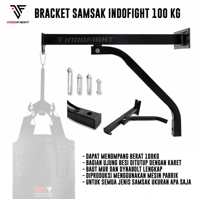 Sam Gantungan Samsak Tinju, Bracket Samsak, Tiang Samsak Tinju Besi Samsak