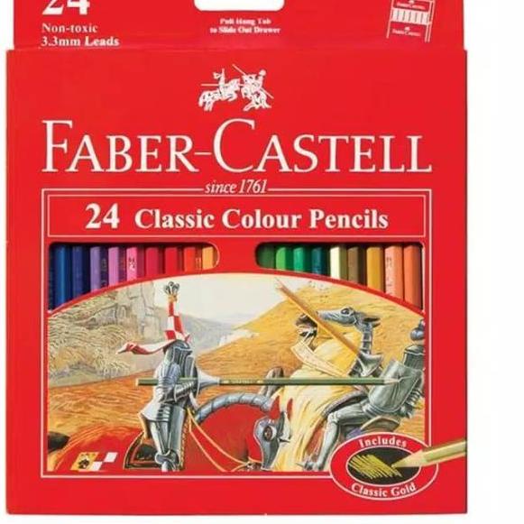 

Hot Sale Pensil Warna Faber-Castell Classic 24 Warna