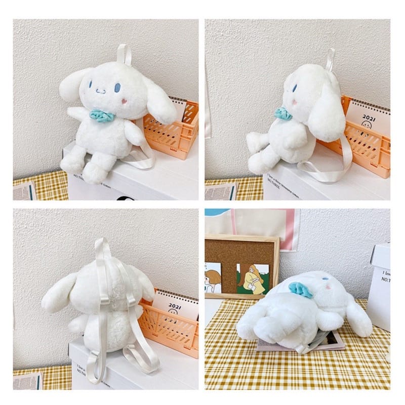 RK Tas ransell cinnamorol gendong bulu boneka import kelinci bunnybag anak wanita