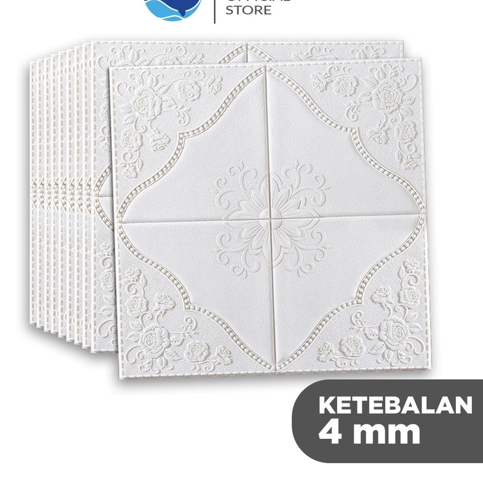 TERBARU  Paus Biru - Wallpaper 3D FOAM / Wallpaper Dinding 3D Motif Foam Batiky/Wallfoam Batik bunga