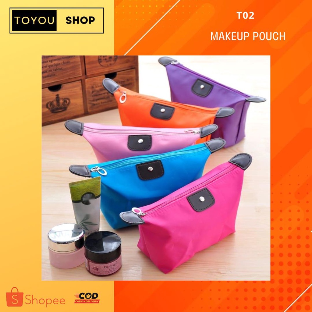 [TOYOU SHOP T02] DOMPET KOSMETIK | DOMPET MAKE UP | DOMPET KOREA | DOMPET WANITA SERBAGUNA | POUCH KOSMETIK