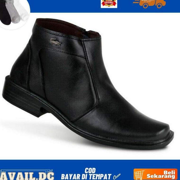 Sepatu pria Pantofel kerja kantor casual Crocodile Sepatu Formal ziper Kulit sintetic oxfrod PDH - S