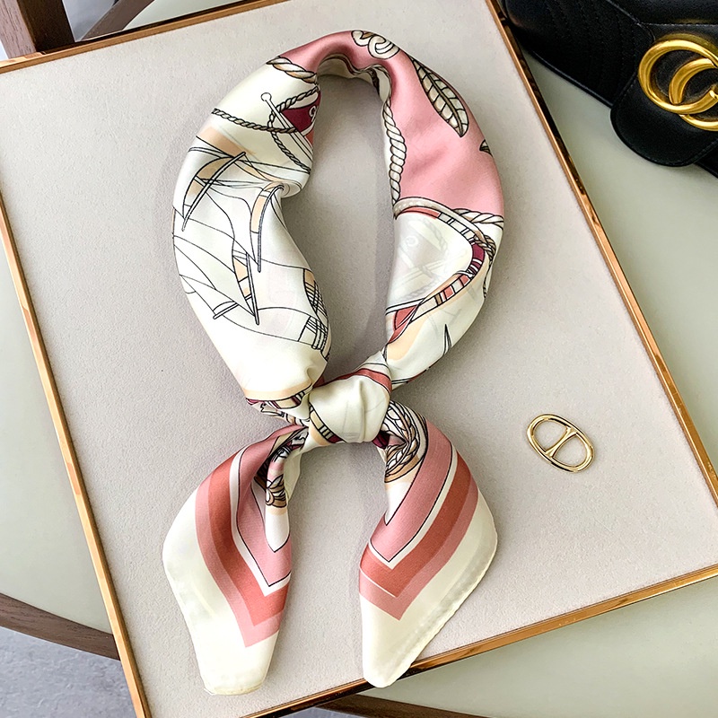 Esme Scarf Leher Scarf Tas Import Silk High Quality Halus