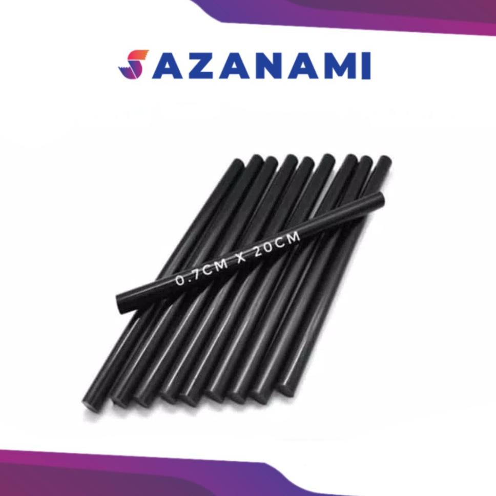 

COD HITAM ISI REFILL LEM TEMBAK KECIL HITAM GLUE GUN STICK 20 CM BLACK LEM BAKAR ♪Stok Banyak
