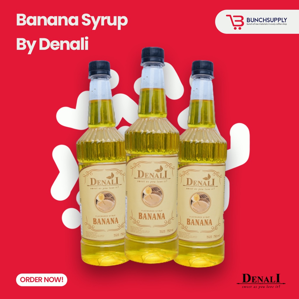 

DENALI Banana Syrup 750ml - Bunch Supply