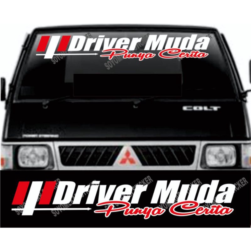 PROMO STIKER MOBIL STICKER CUTTING KACA DEPAN L300 CANTER PICK UP DLL KABIN