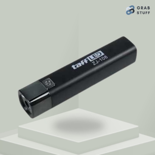 Senter LED Mini Flashlight Bright USB Rechargerable 5W Senter plus Powerbank / Senter Mini Led Super Terang 800 Lumens / Lampu Senter LED Outdoor Camping Hiking Gunung Waterproof Anti Air Murah Multifungsi / Senter Swat Police Led Flashlight Original