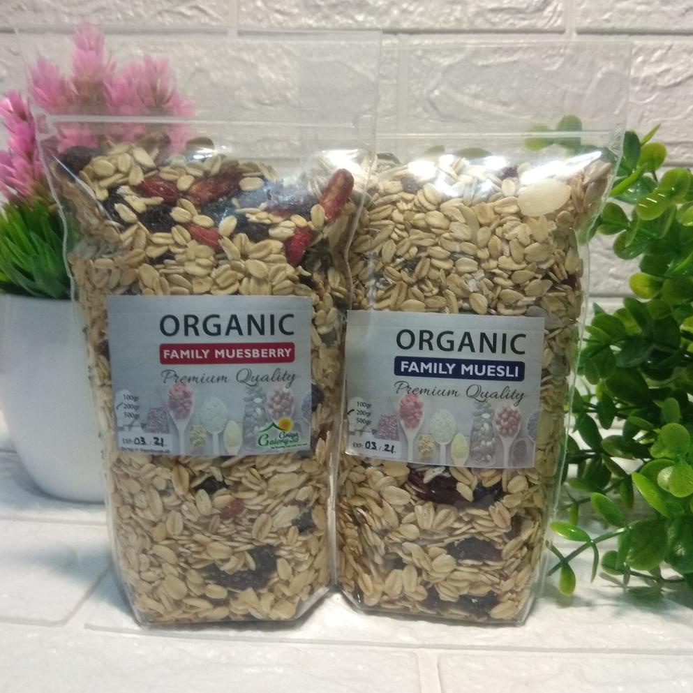 

Terkini Cereal Organic Family Muesli / sereal Muesberry 200gr EF0