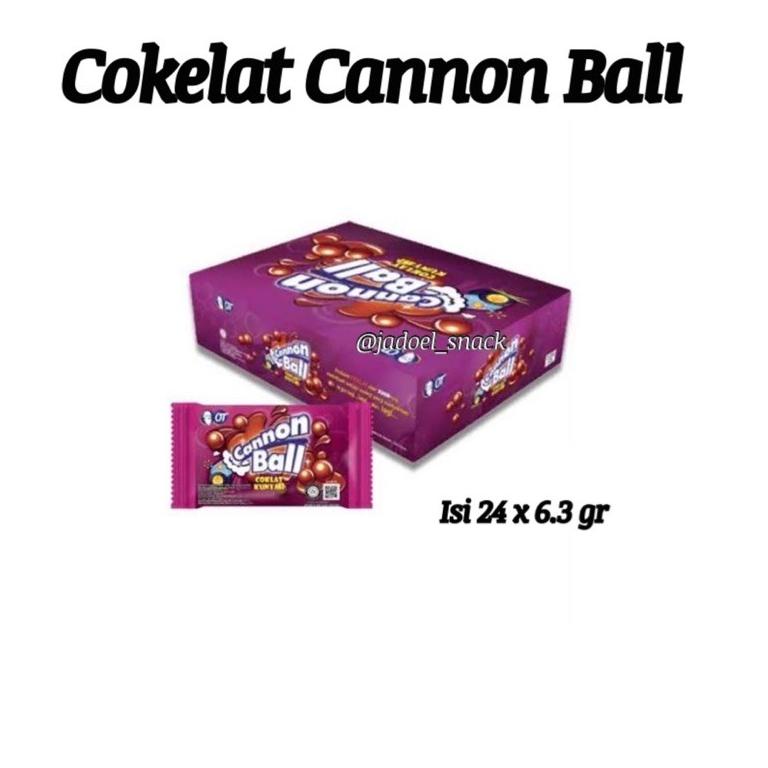

Seller ｀ Cannon Ball Coklat Kunyah - isi 24 pcs by jadoelsnack ☯