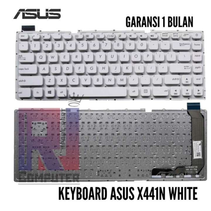 Keyboard Asus X441N WHITE