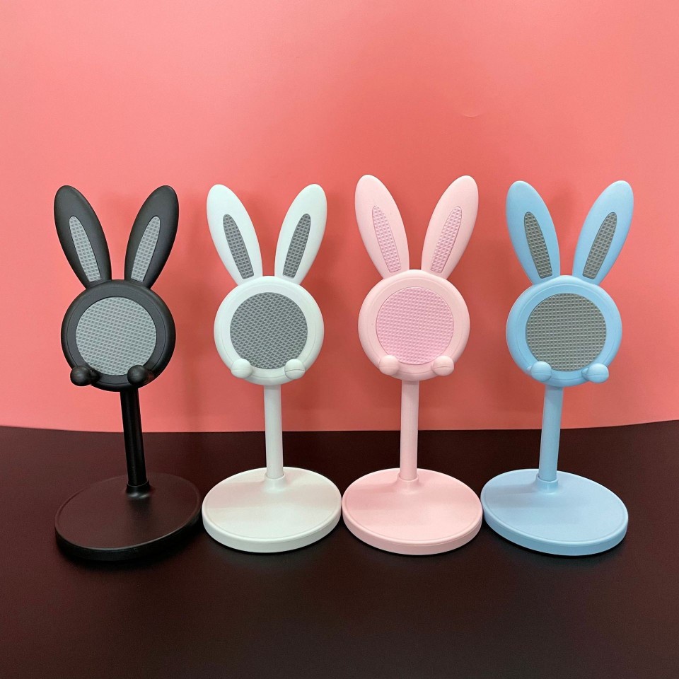 T&amp;Y Stand Holder HP Universal Karakter Kelinci Lucu Holder Folding Standing Phone Karakter Rabbit Cute Holder Desktop Lucu