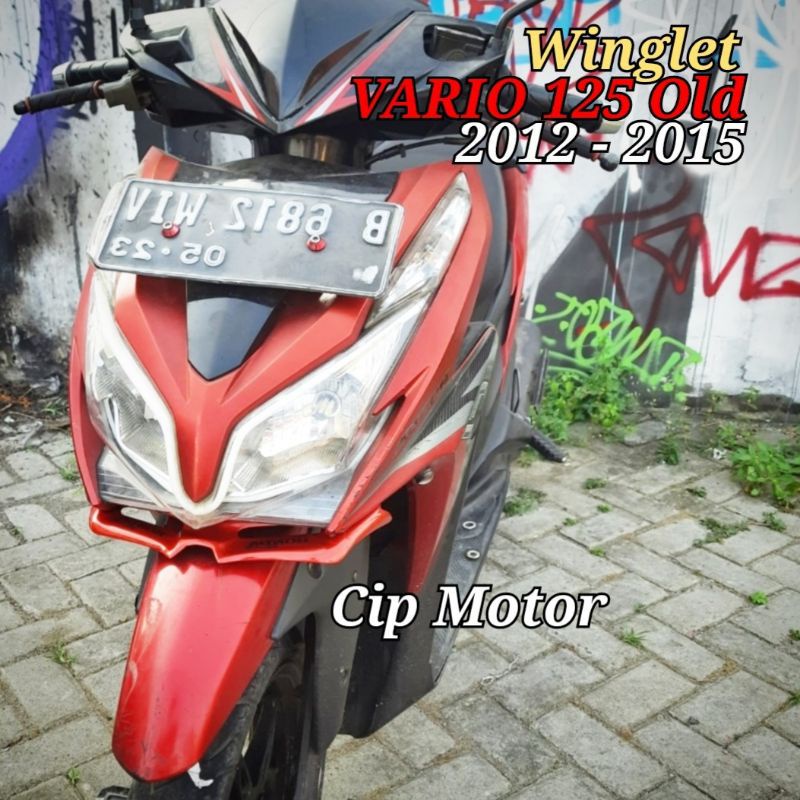 Winglet Vario Old 125 Bohlam 2012 2013 2014