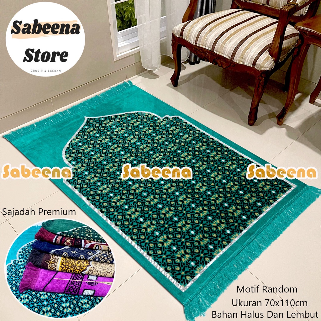 SajadahTurkey Super Premium Ukuran Dewasa 70 cm x 110 cm Perlengkapan Shalat