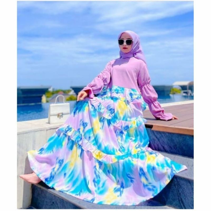 GAMIS PELANGI BY EXTU
