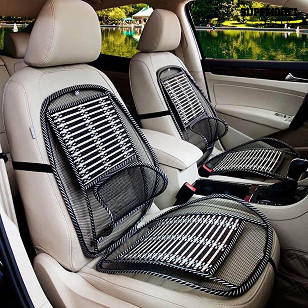 [SM] Musim Panas Bernapas Ventilasi Pinggang Pijat Pad Kursi Mobil Bantalan Pendingin Mat