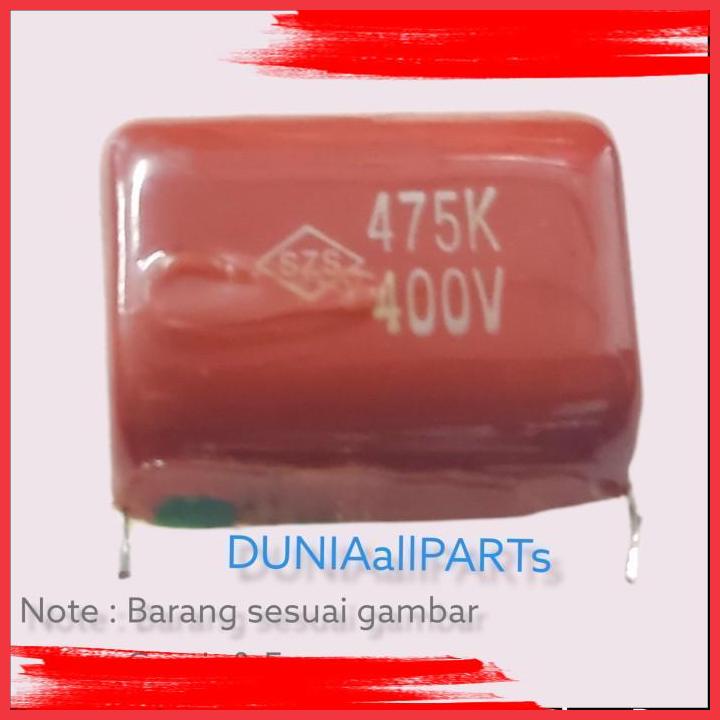 (DAP) kapasitor mylar 475k400v mylar 475k 400v szsa