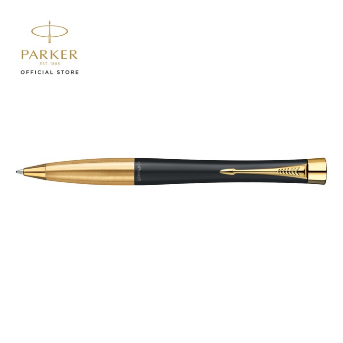 

Parker Urban Matte Black Gold Trim Ballpoint Tw