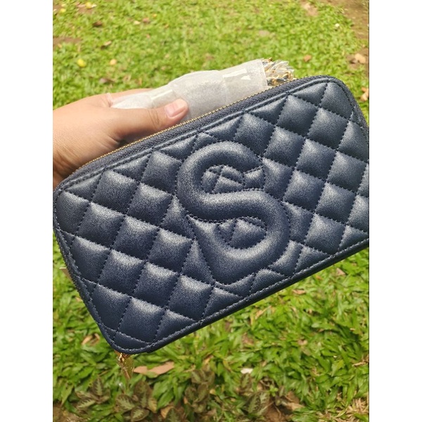 YURA BAG BUTTONSCARVES NAVY