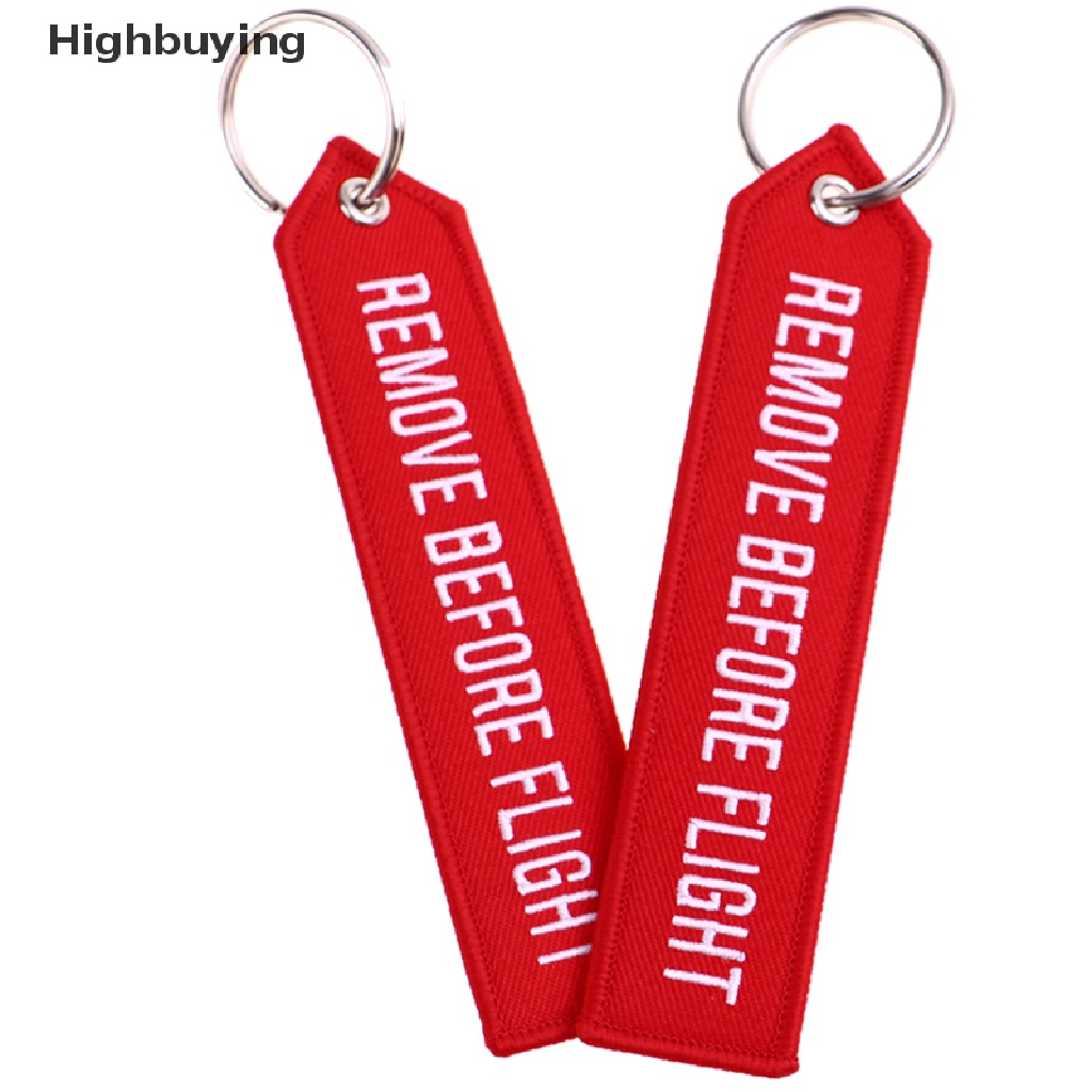 Hbid Remove Before Flight Lanyards Tali Gantungan Kunci Untuk Card Badge Gym Key Chain Glory