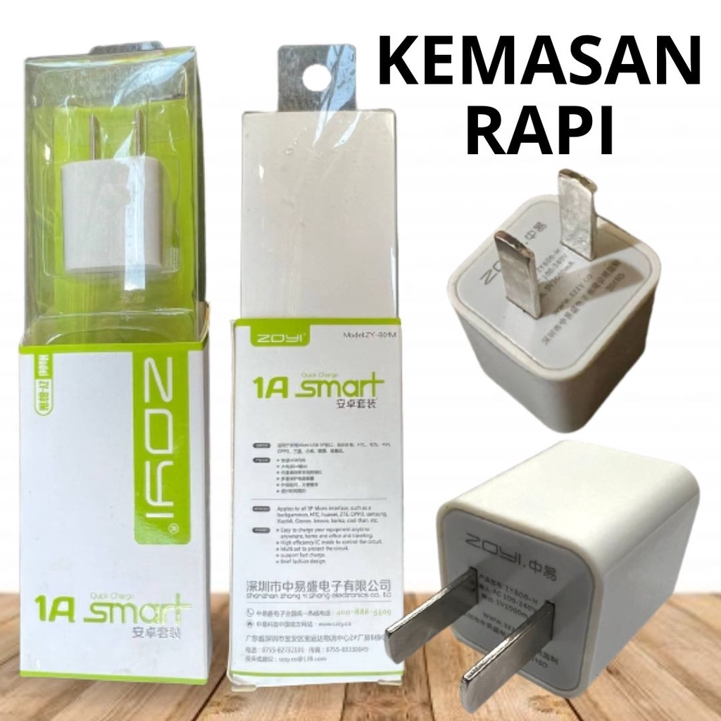 Kepala Charger Adaptor Charger Pompa Celup USB Premium Quality FEFARM